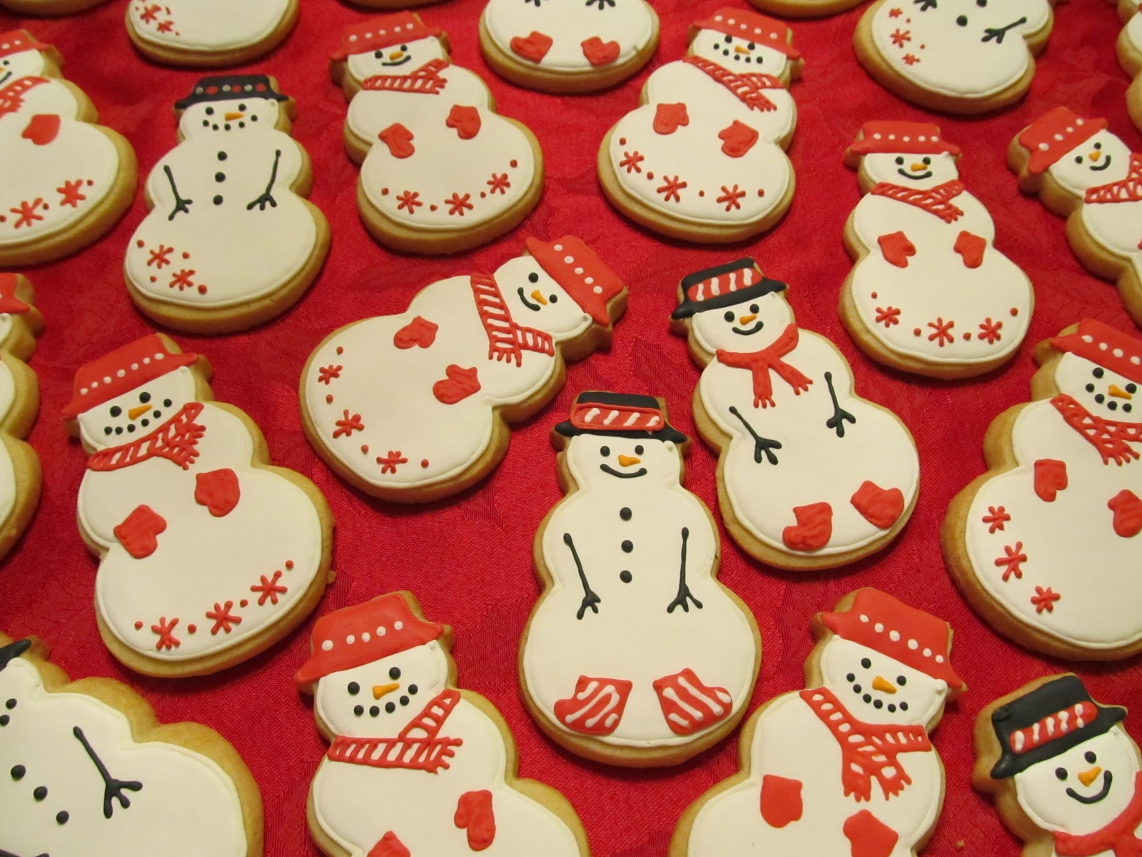 Cookies in the Cupboard Snowmen make me smile!