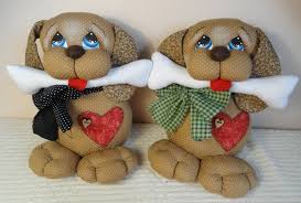 Выкройка собачки с косточкой