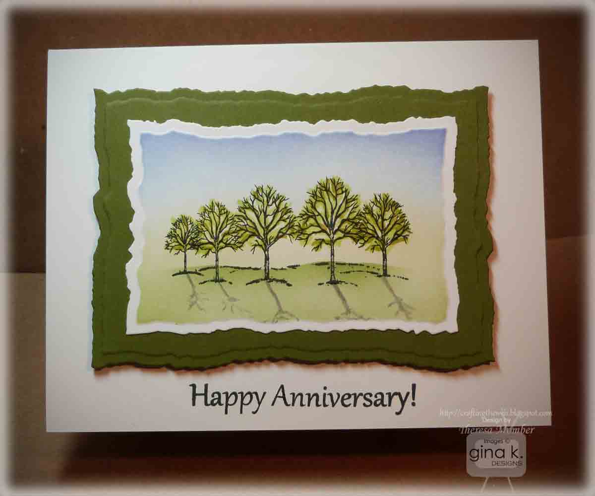 Crafting The  Spring Anniversary Trees Tutorial