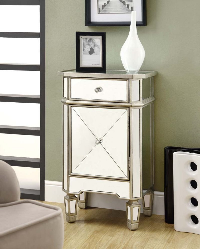 Hollywood Glam on the Cheap Mirrored Bedroom & Living Space Furniture