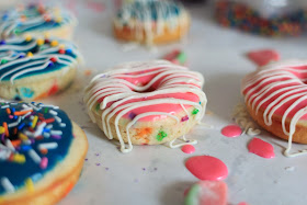 Feeding My Addiction: Baked Birthday Cake Donuts