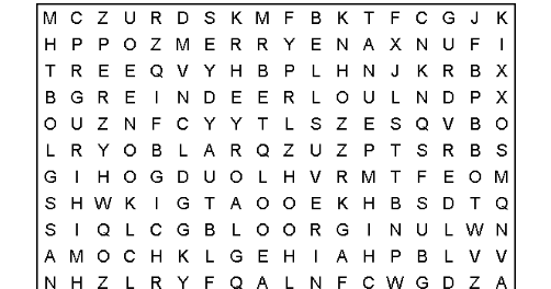 CHRISTMAS WORDSEARCH
