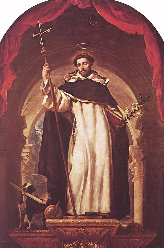 Spiritual Journey Saint Dominic with Cross