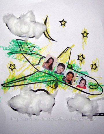 Craft Ideasyear  Boys on Crafts N Things For Children  Easy Airplane Craft For Younger Kids