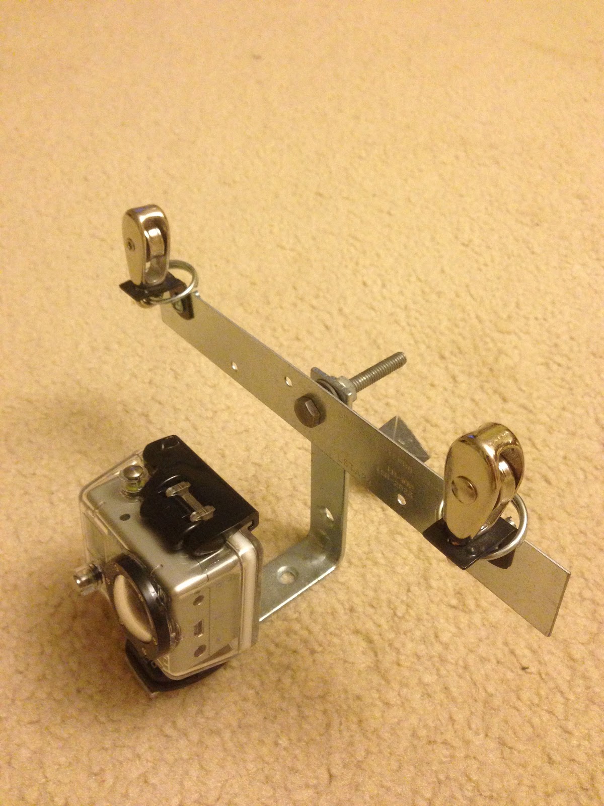 Tight Lined Tales of a Fly Fisherman DIY GoPro Cable Cam (Pulley) Mount