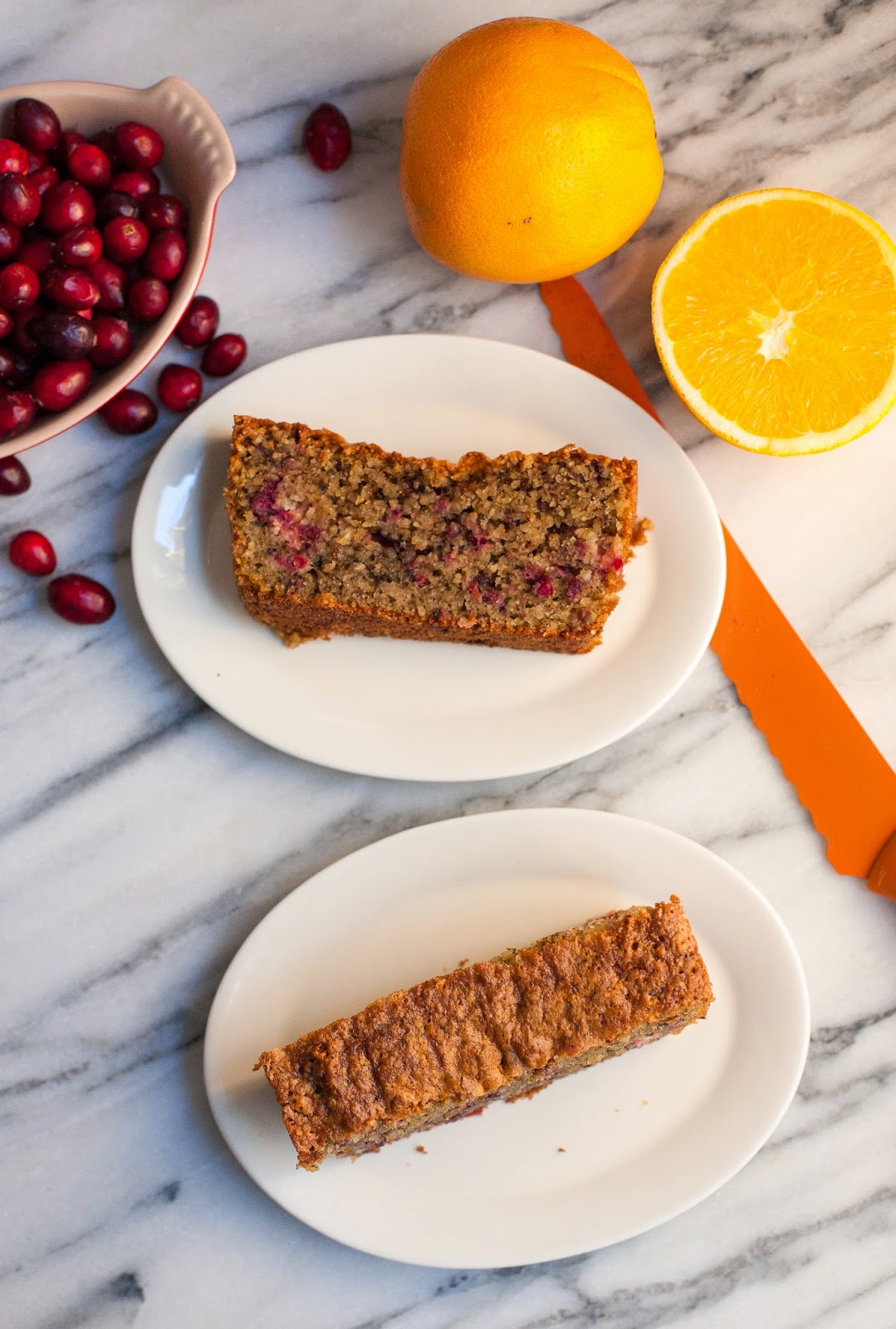 Grain-free Cranberry Orange Bread