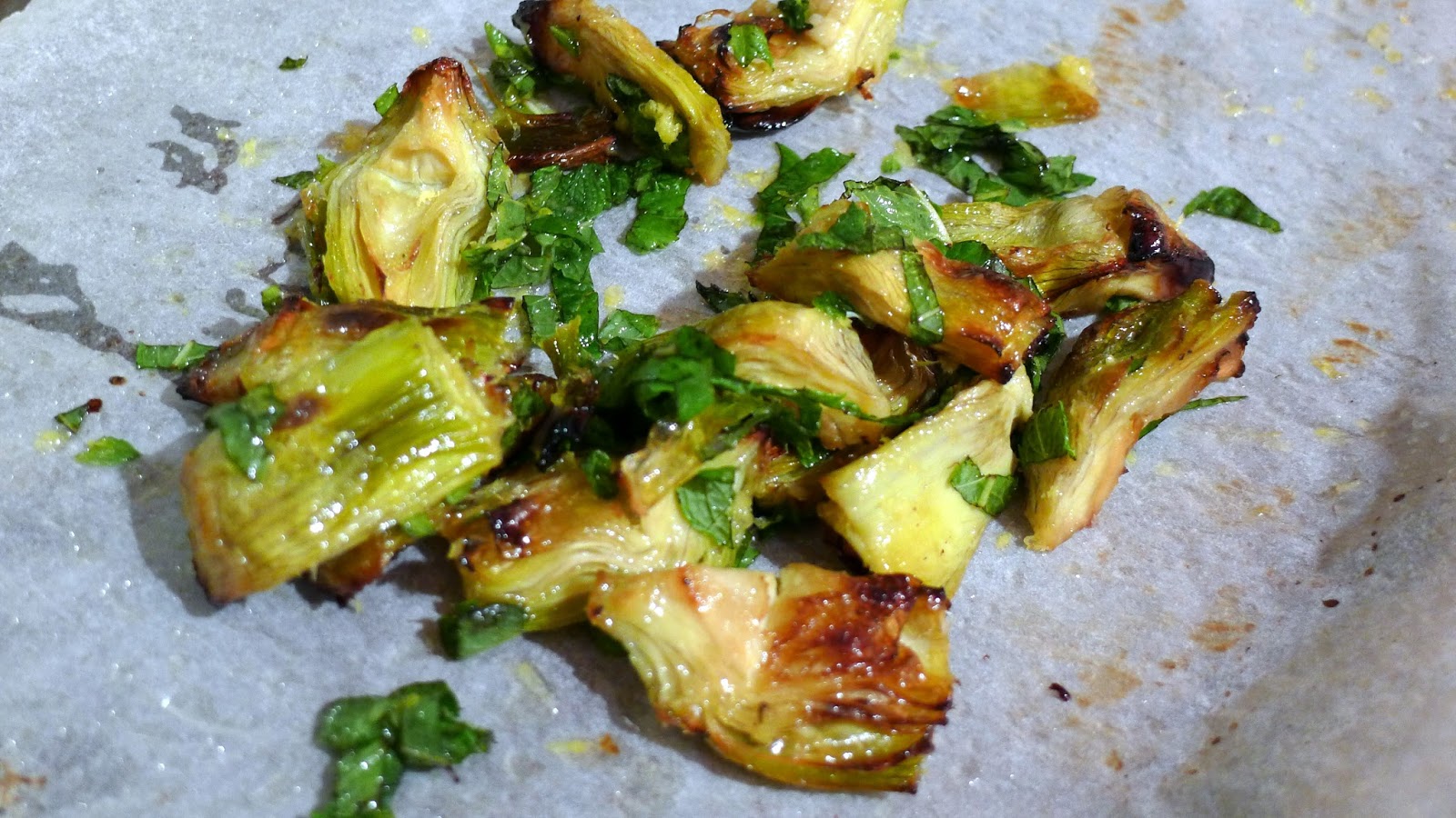 Culinary Adventures in London Roasted Artichoke Risotto