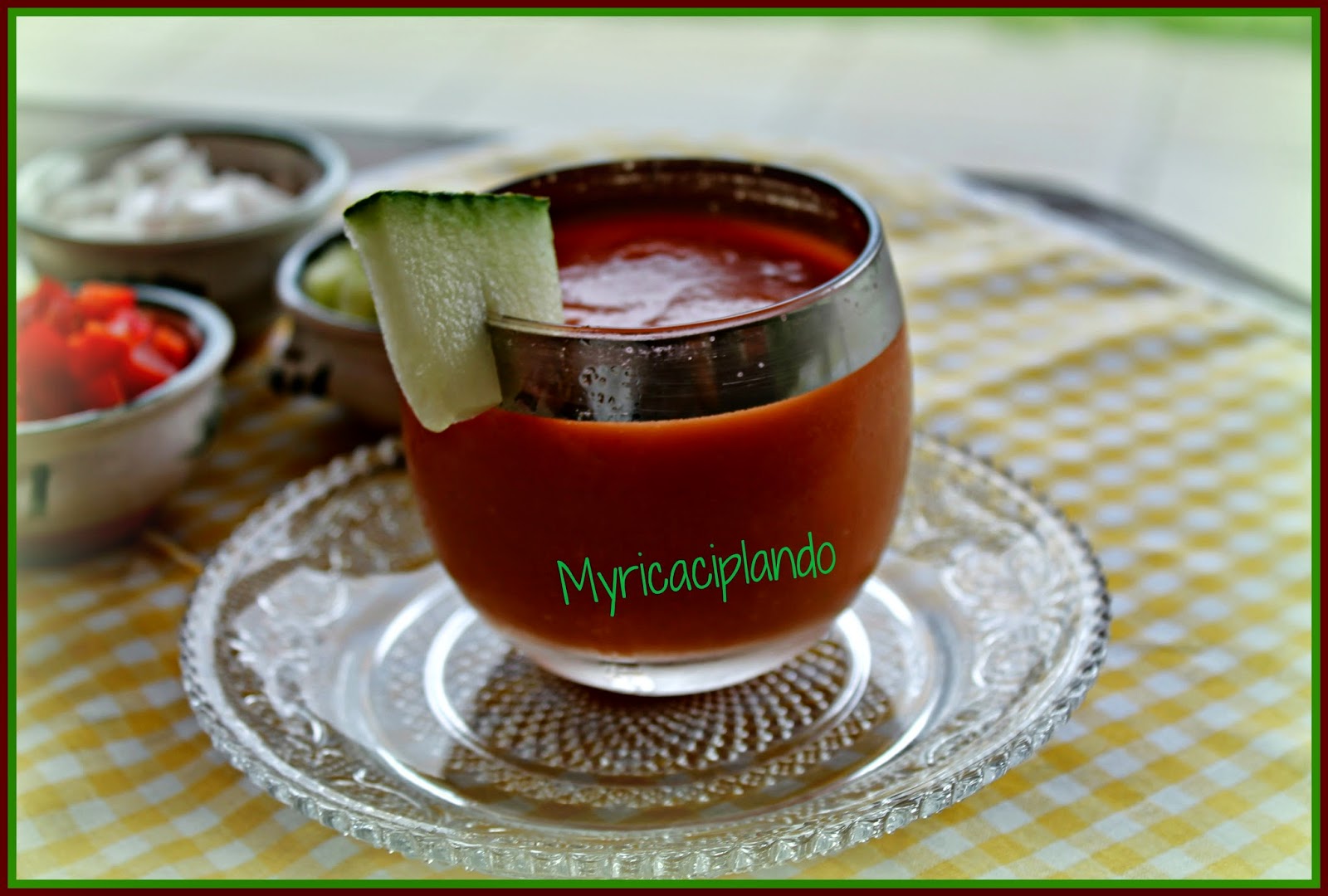Gazpacho con Melón Myricaciplando