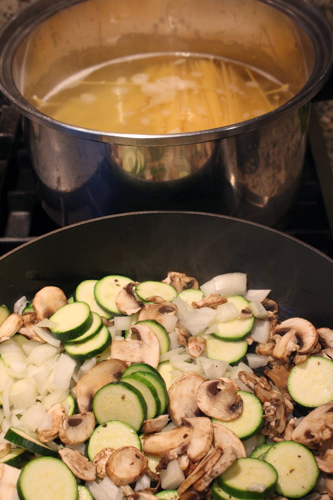My Delicious Vegan Diary Artichoke Zucchini Alfredo Pasta