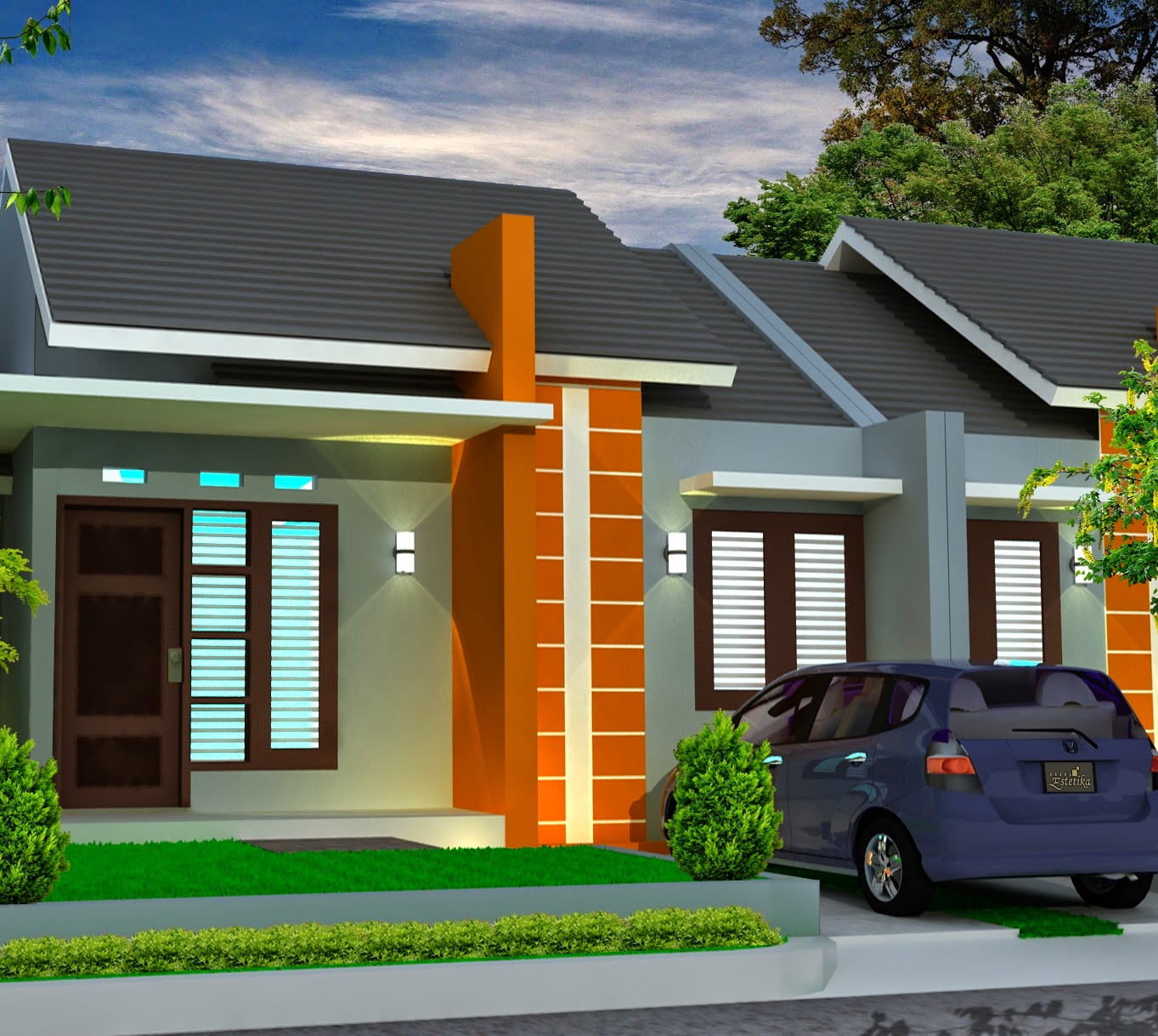 Galeri Gambar Desain Rumah Minimalis Cantik Type 36