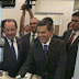 Concluye visita de Hollande a México