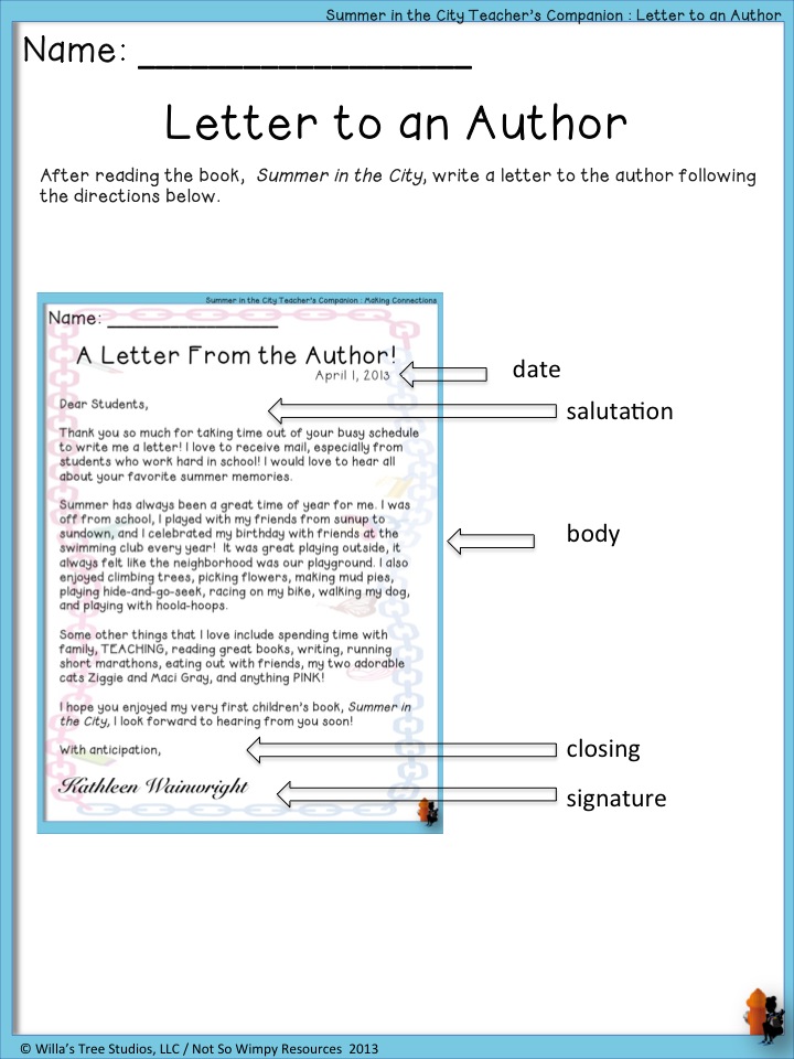 How to write an author image