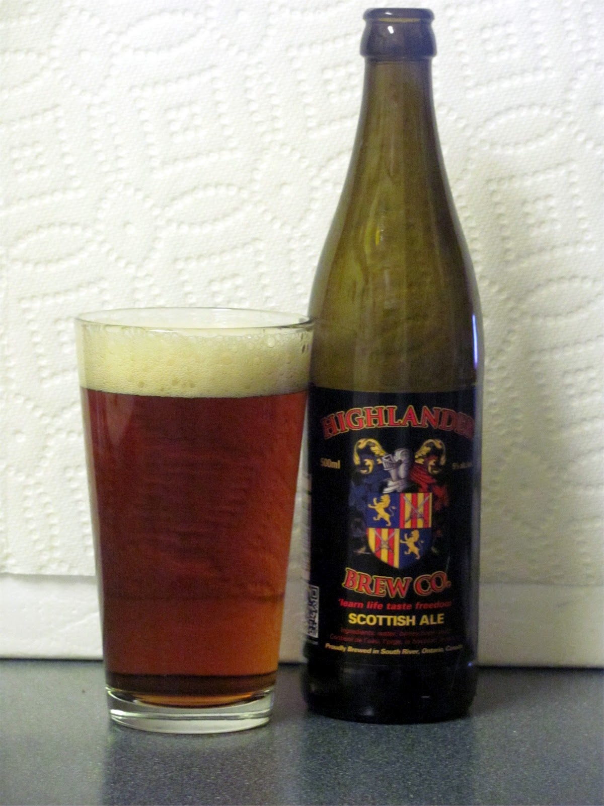 The World of Gord Beer of the Week Highlander Scottish Ale