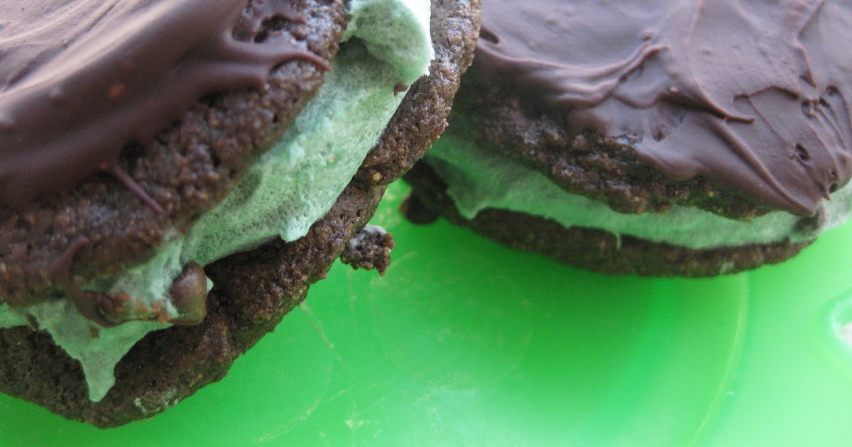 Vegan Mommy Chef Mint Chocolate Chip Ice Cream Sandwiches