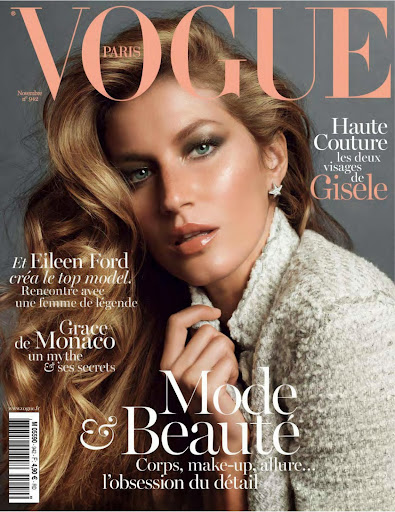 Gisele Bundchen nude for Vogue Paris magazine November 2013