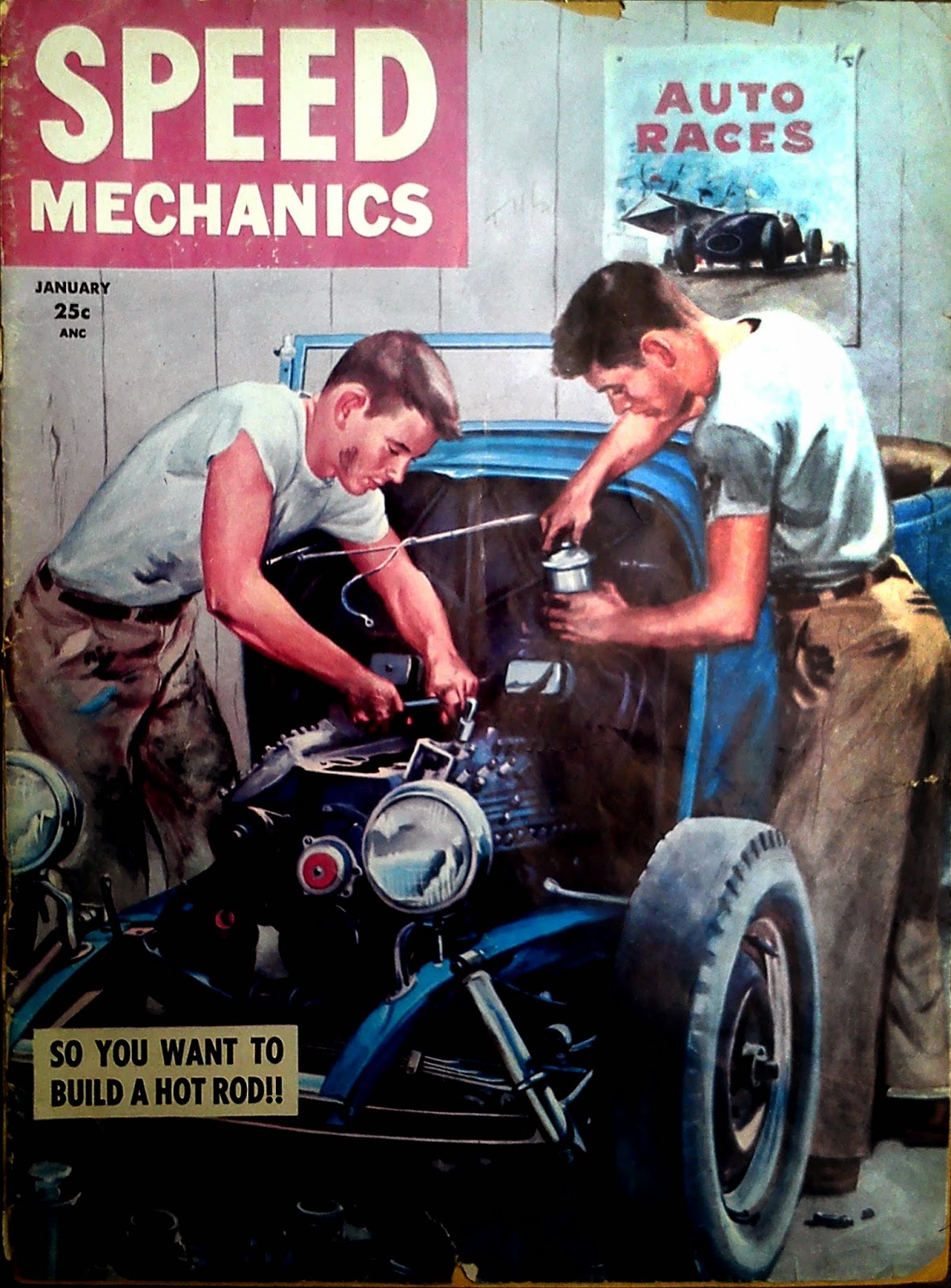 Vintage hot rod magazines