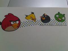 CARA MEMBUAT STIKER ANGRY BIRD