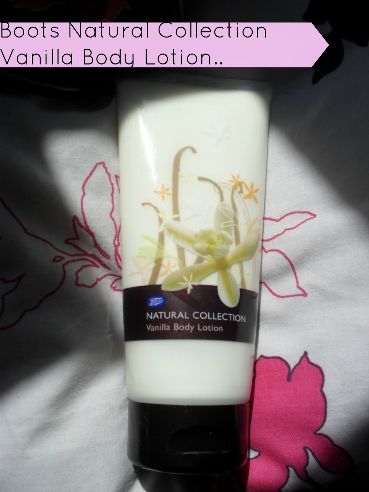 BeccasBeautySpot Review; Boots Natural Collection Vanilla Body Lotion;