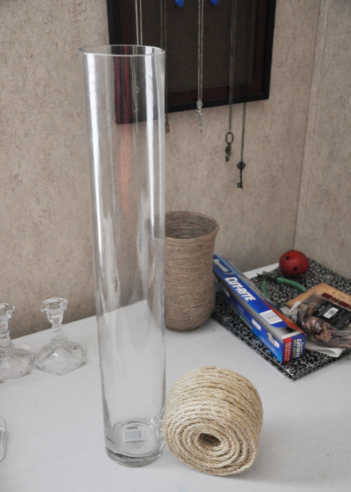 me & j... the everday DIY Full Length Mirror & Floor Vase