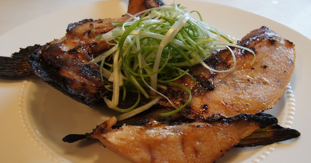 Grilled Hamachi Collar and Corn Fritters