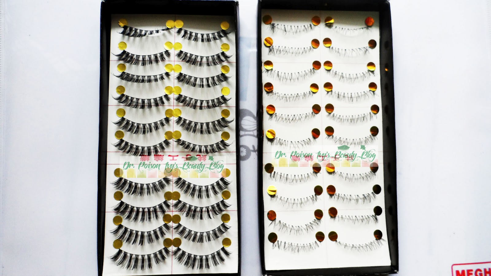 Dr.Poison Ivy's Beauty Blog ES brand upper and lower false lashes