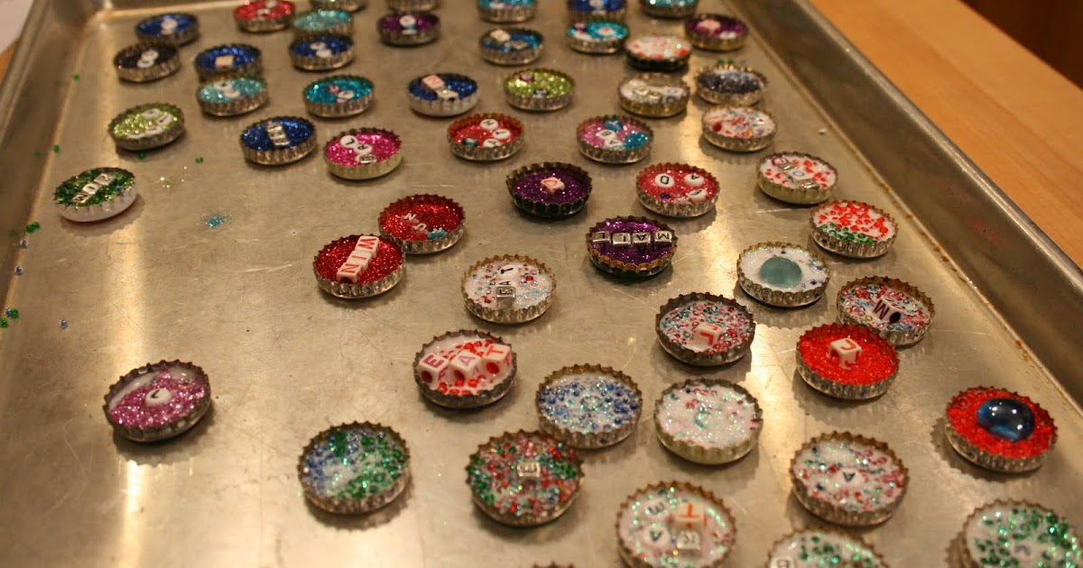 a vibrant life Bottle Cap Crafts