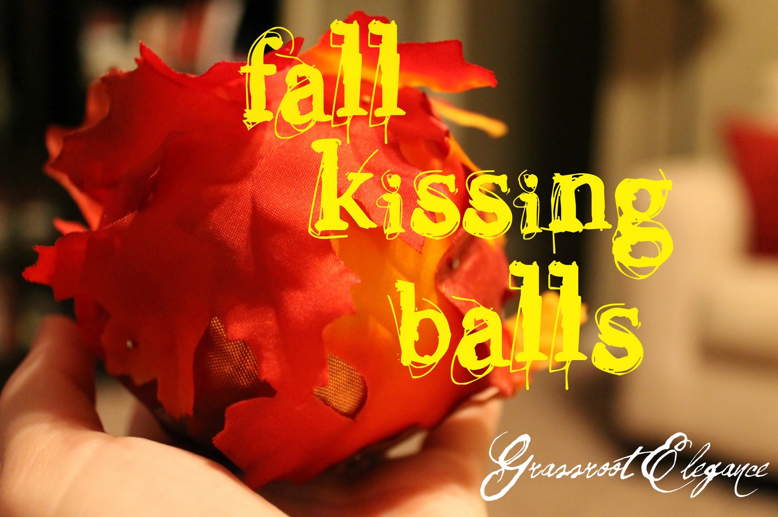 Kissing Ball Centerpiece