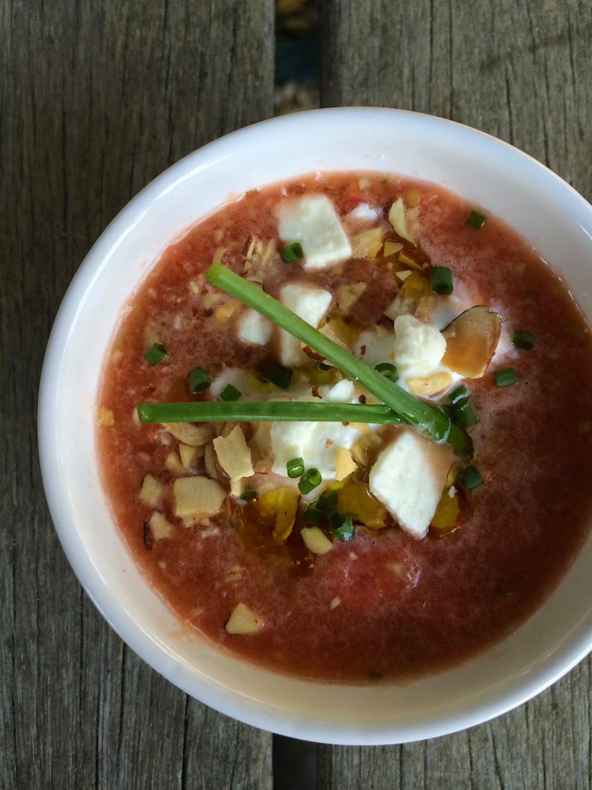 Tate's Kitchen watermelon gazpacho