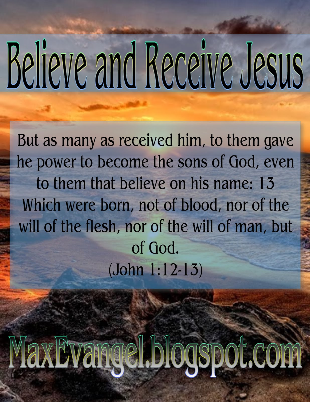 Believe and Receive the Lord Jesus