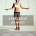 4 Minute Fitness Workout Cardio to Burn Stubborn Fat
