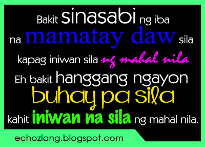 Bakit sinasabi ng iba na mamatay daw sila kapag iniwan sila ng mahal nila