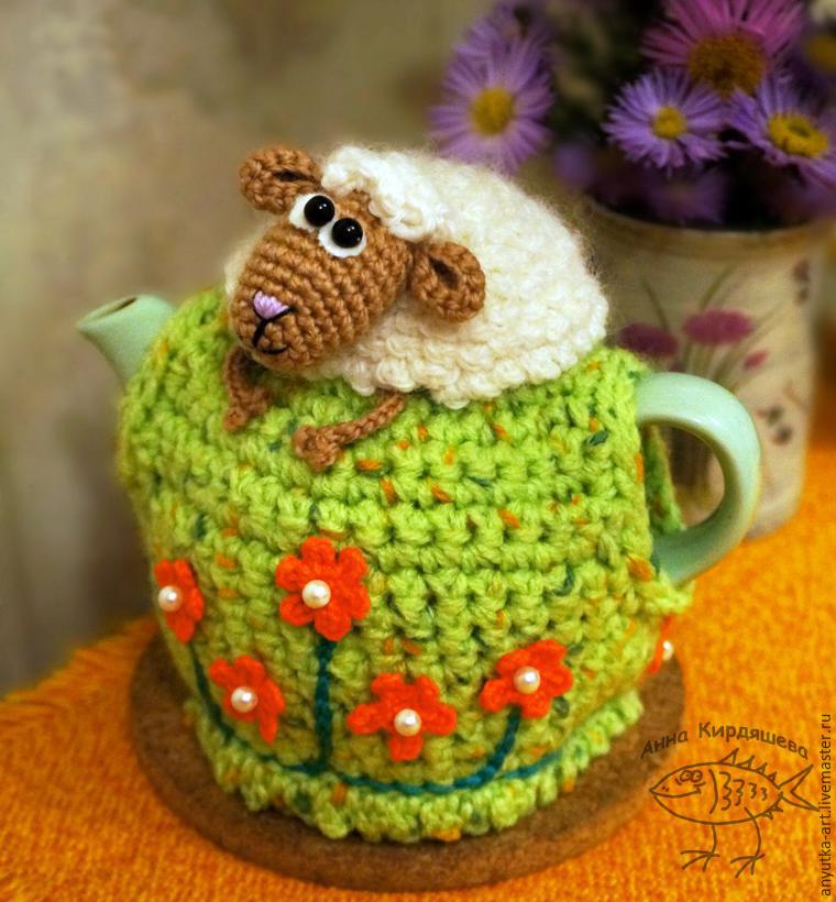 LiaKnits Crochet tea cosy photo tutorial