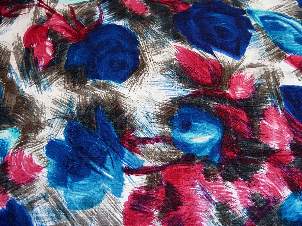 Fabric Friday 5 Sketched Roses on Silk A Stitching Odyssey