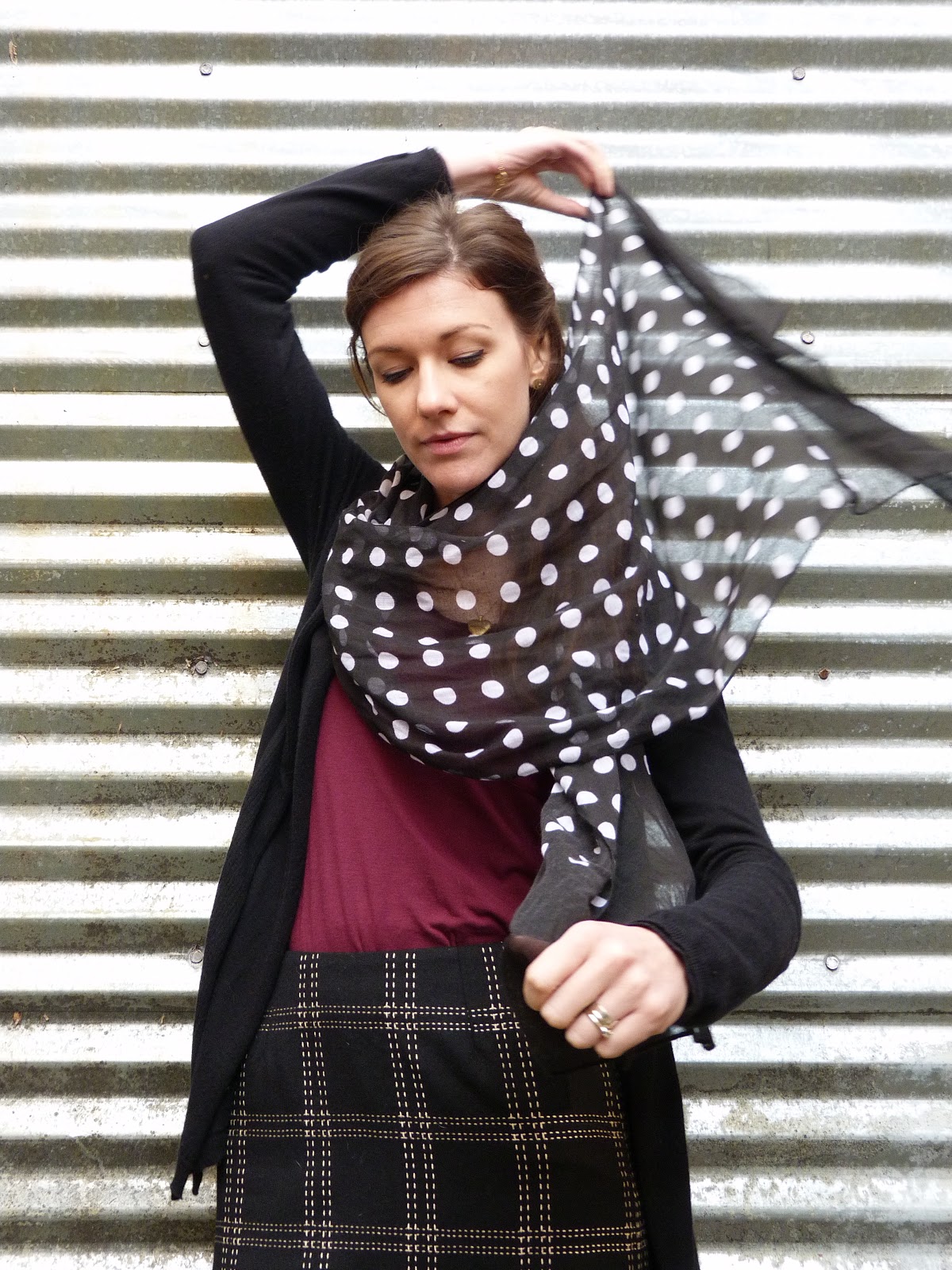 The Perpetual Student's Wife How To Tie a Scarf