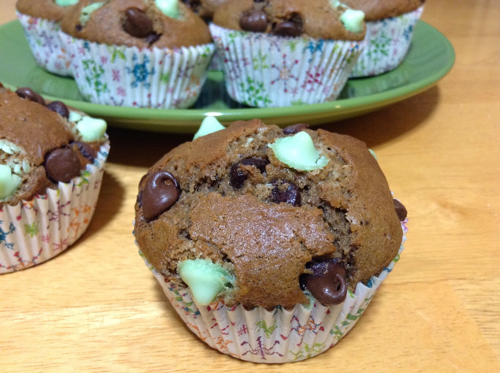 Laura's Baking Talent Chocolate Mint Muffins