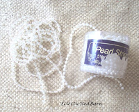 pearls for decorating saucer plate as picture frame