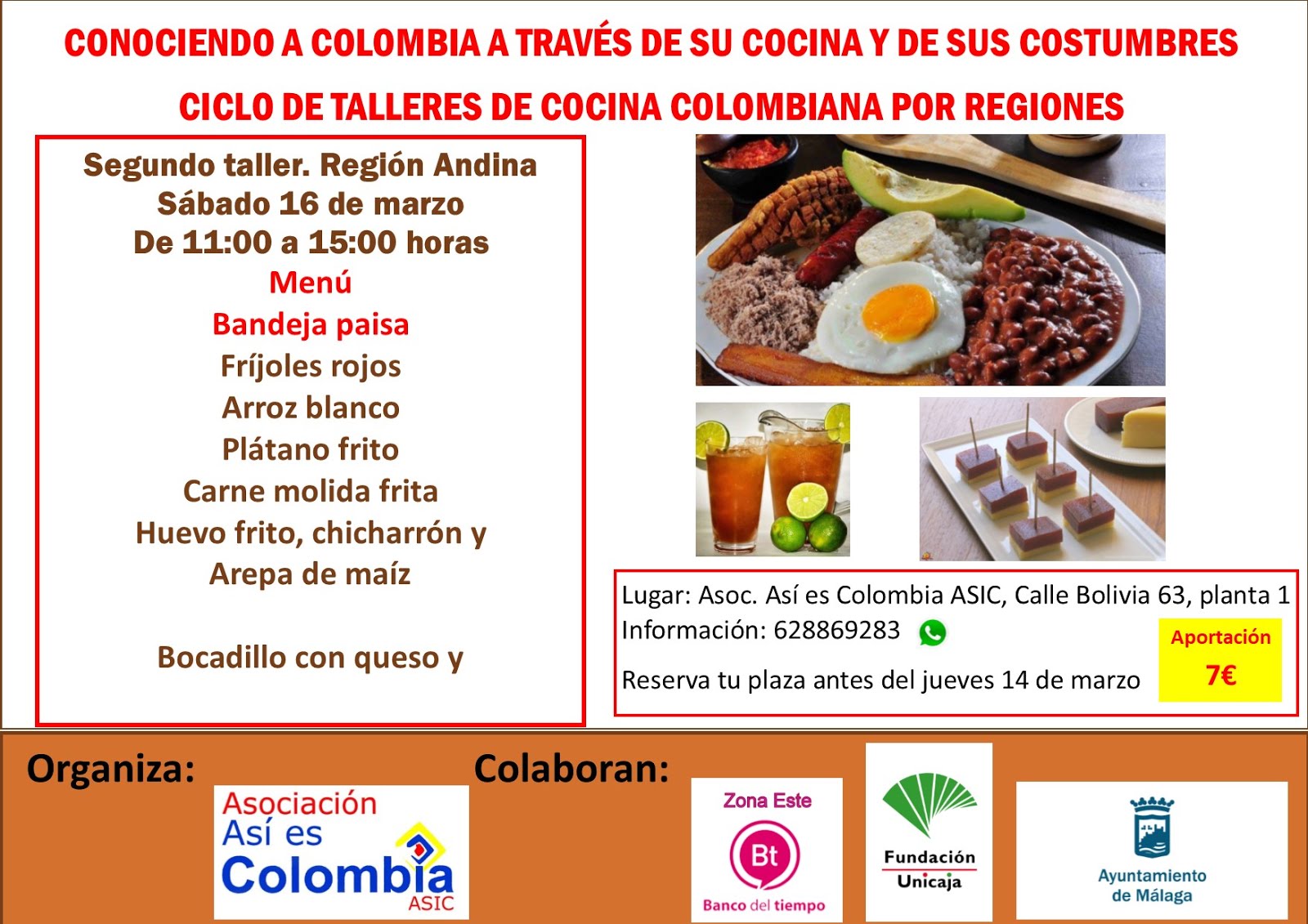 TALLER DE COCINA COLOMBIANA