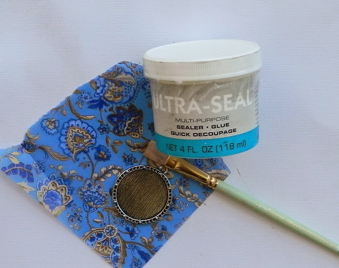 Resin Crafts Tissue Paper with Jewelry Resin