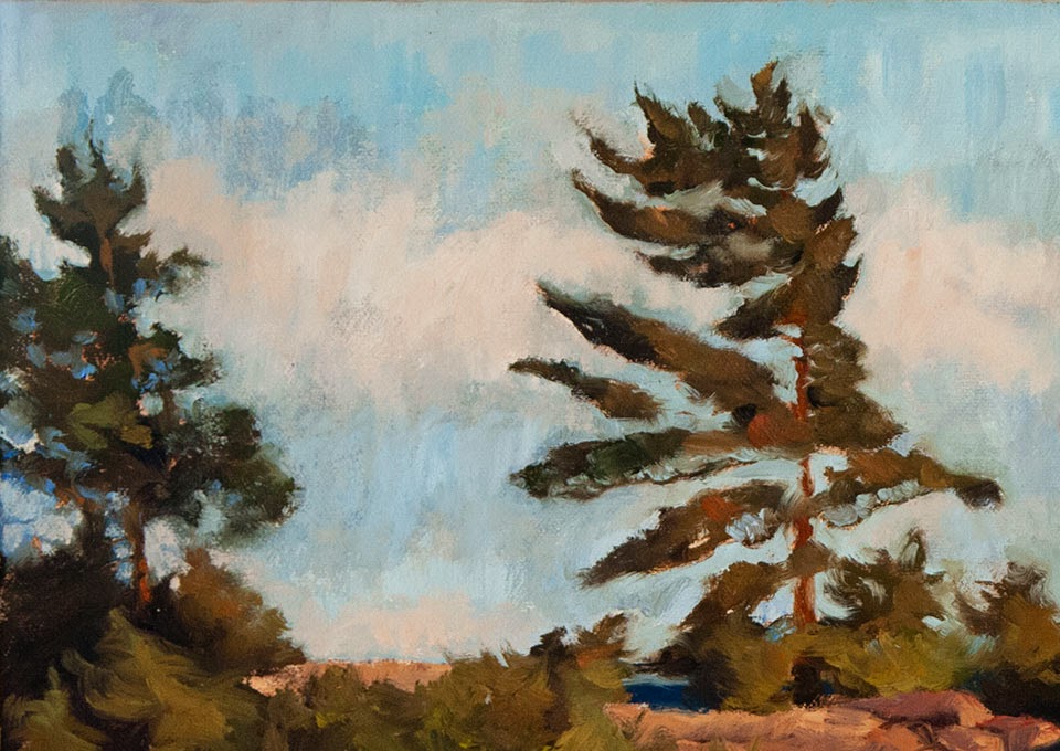 Ontario landscape, oil on canvas, Shannon Reynolds