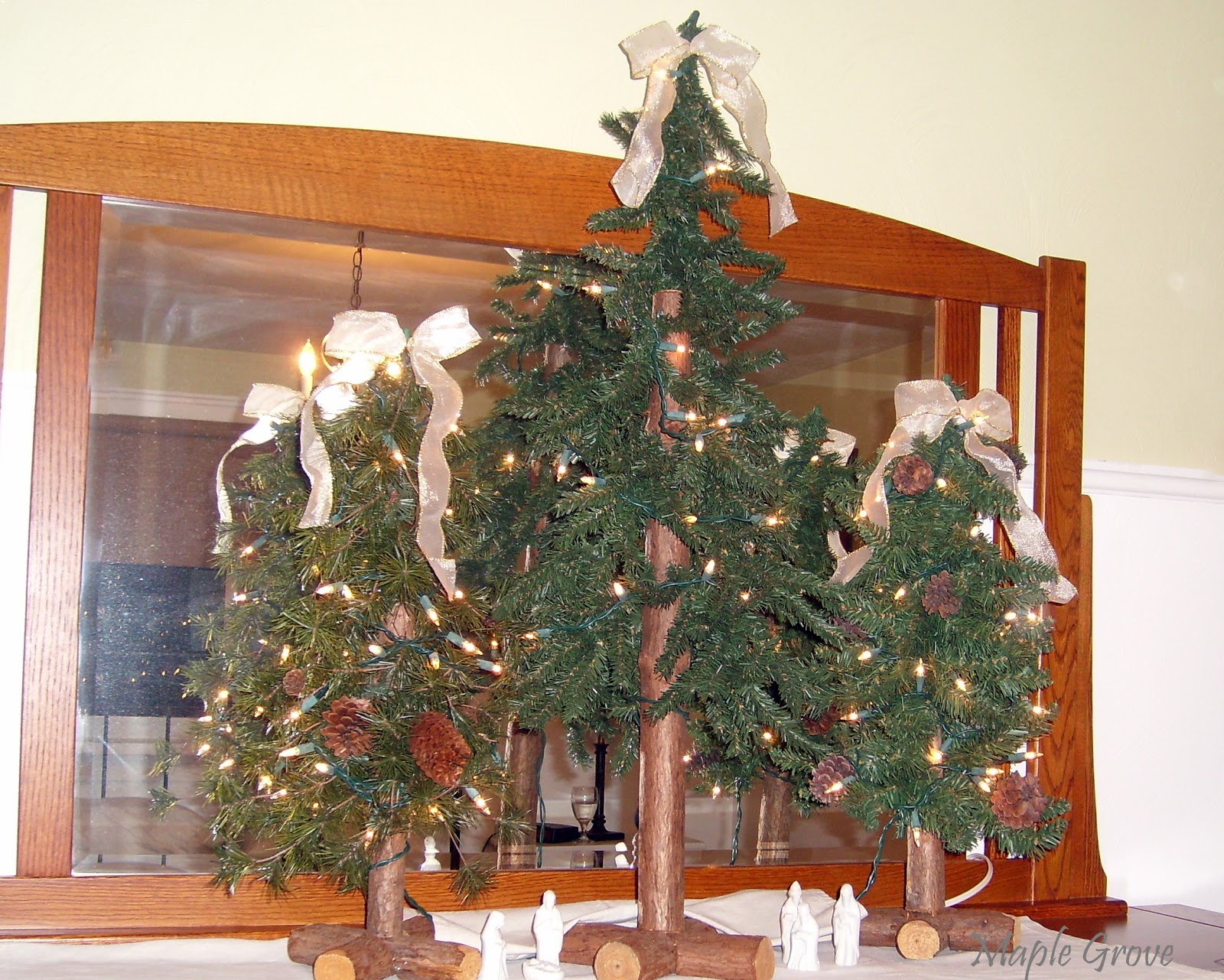 Maple Grove Christmas Decorating Series Part 4 Tour of Trees