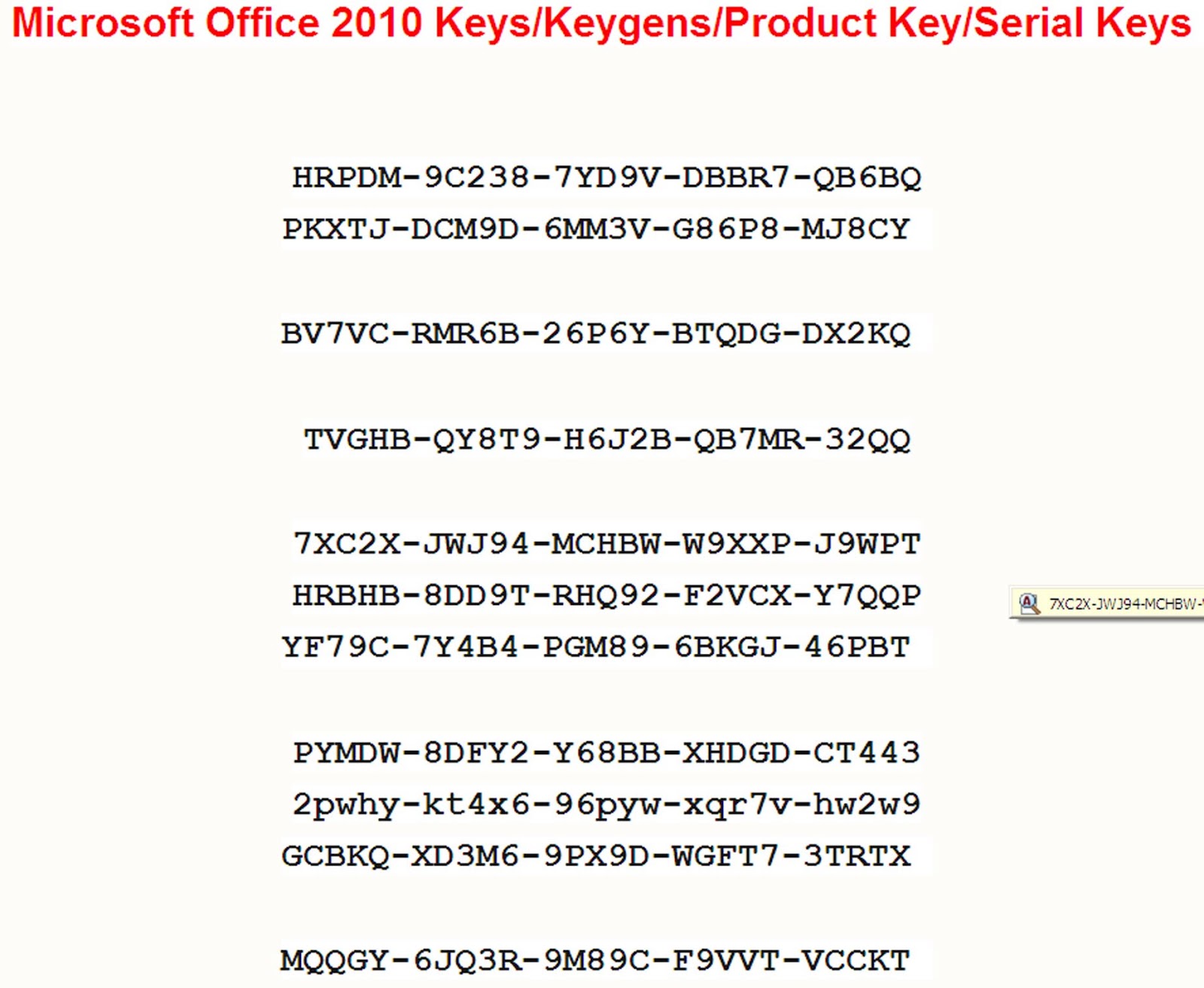 product key office 2010 plus 2017