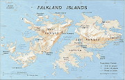 . de 1982. No obstante los habitantes de las islas prefieren que se los . mapa islas malvinas falkland islands