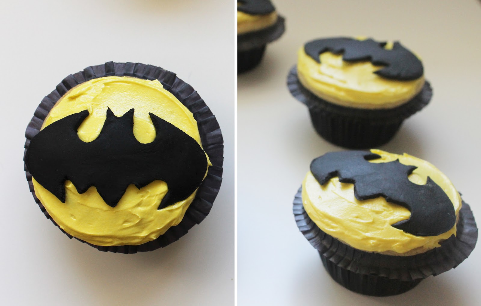 Love and Whimsy Batman Cupcakes