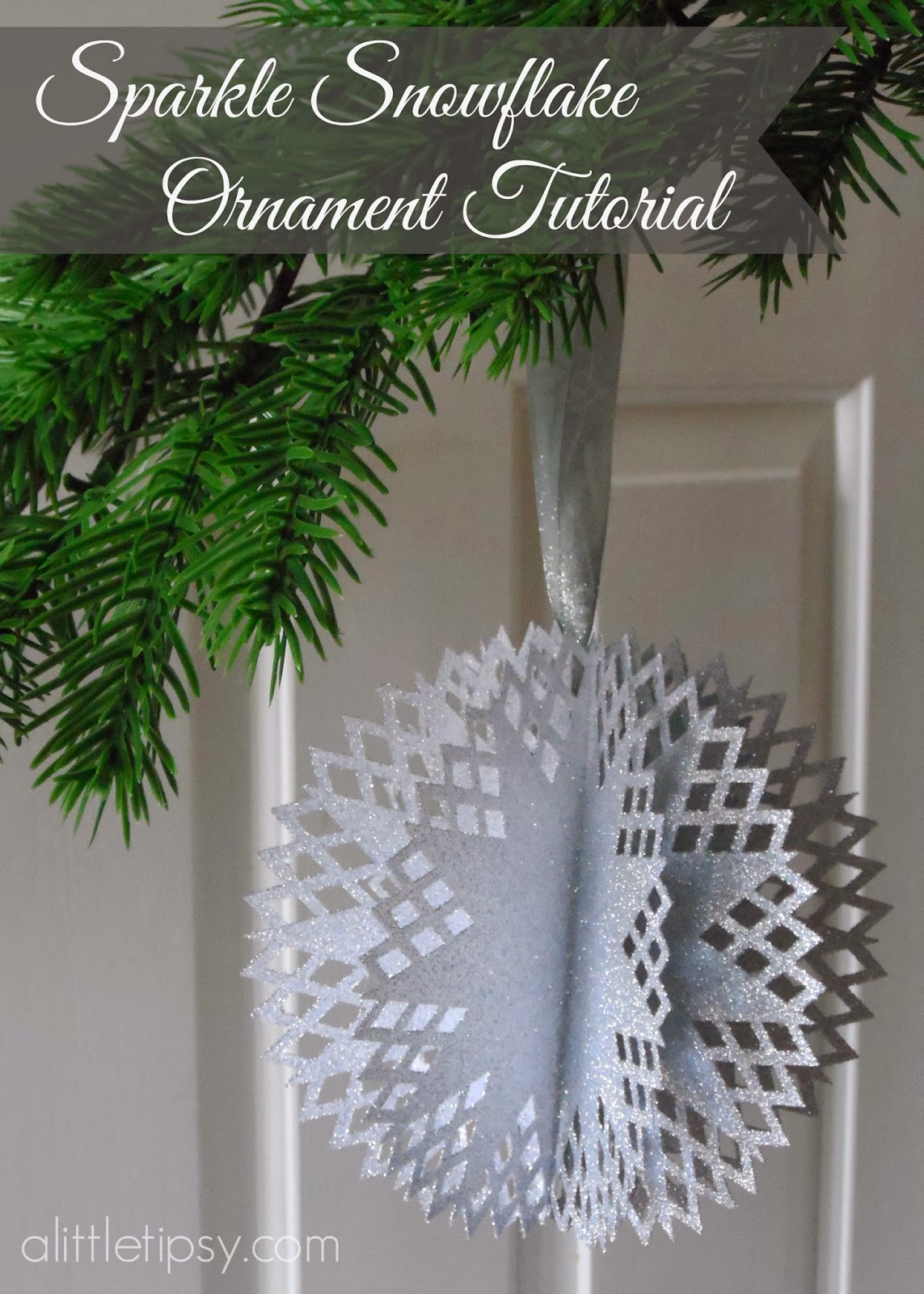 Sparkle Snowflake Ornament Tutorial U Create