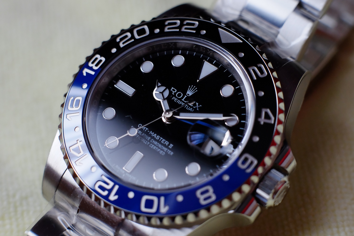 Lyan Watch Box Sold Rolex Gmt Master Ii Blue Black Batman Hot Item