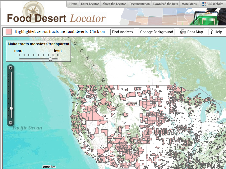 Exploring Canadian Food Deserts USDA Food Desert Locator
