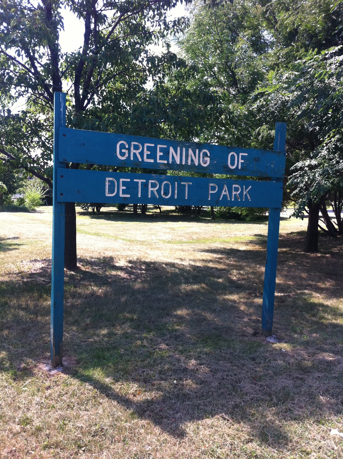 Detroit Green Space Greening of Detroit Park