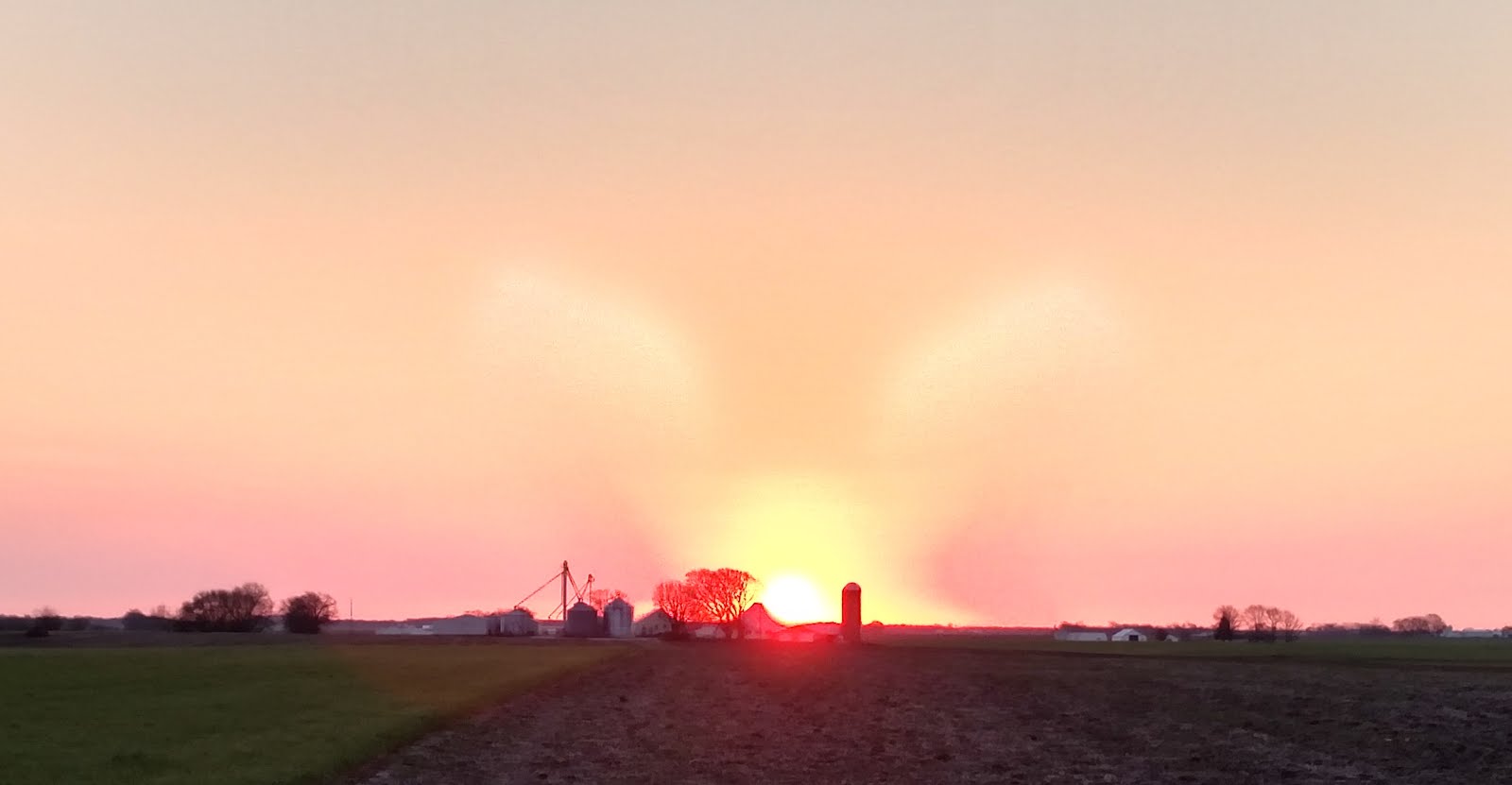 Dawning Angel Over the Wagner Farm