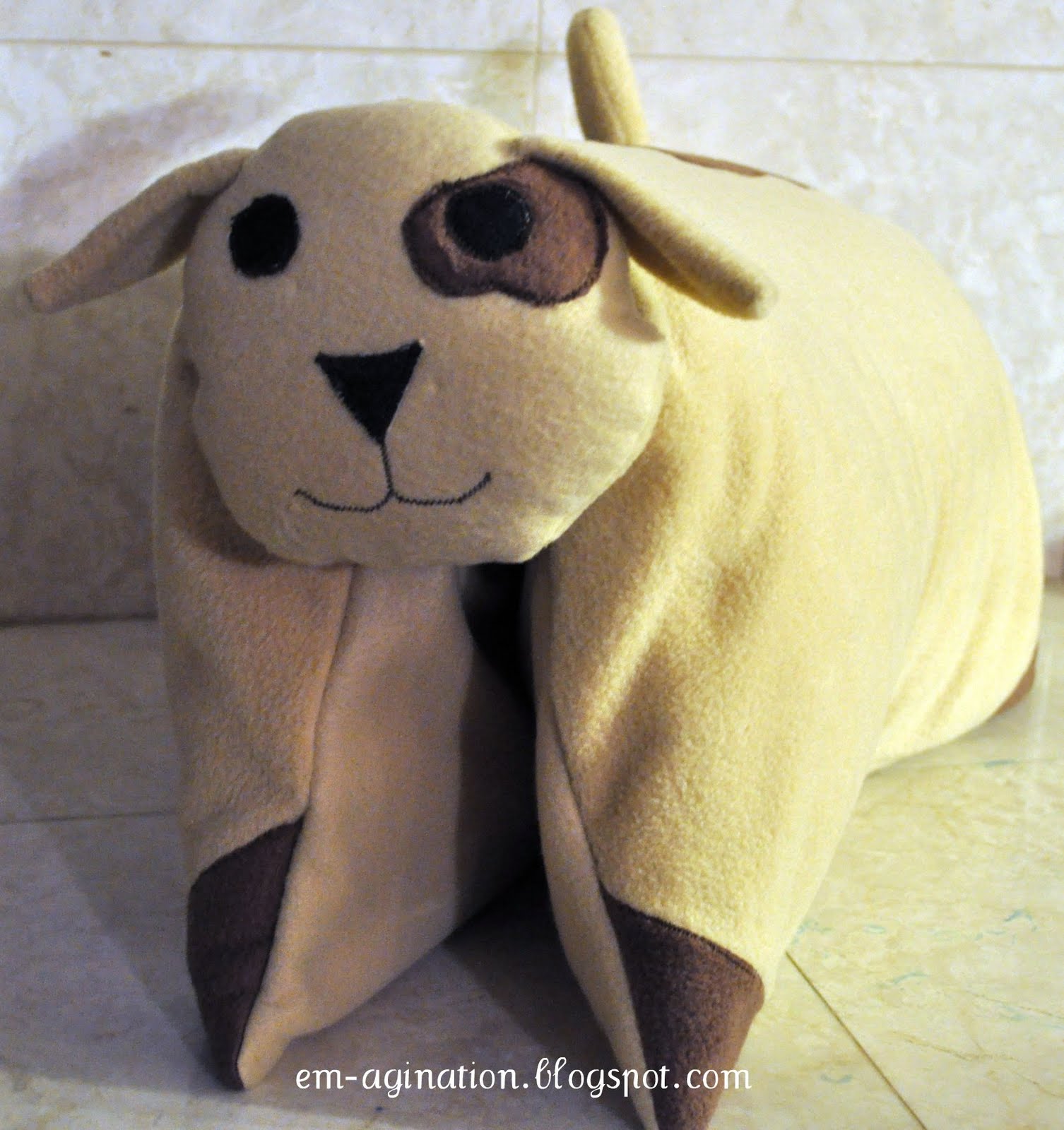 Emagination At Last...The Pillow Animal Tutorial