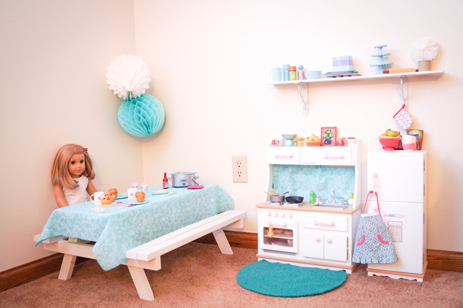 American Girl Doll Play Our American Girl Doll Playroom